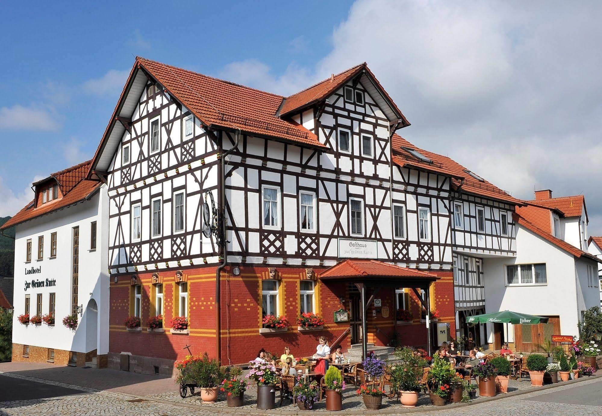 Landhotel Zur Gruenen Kutte Bernshausen Extérieur photo