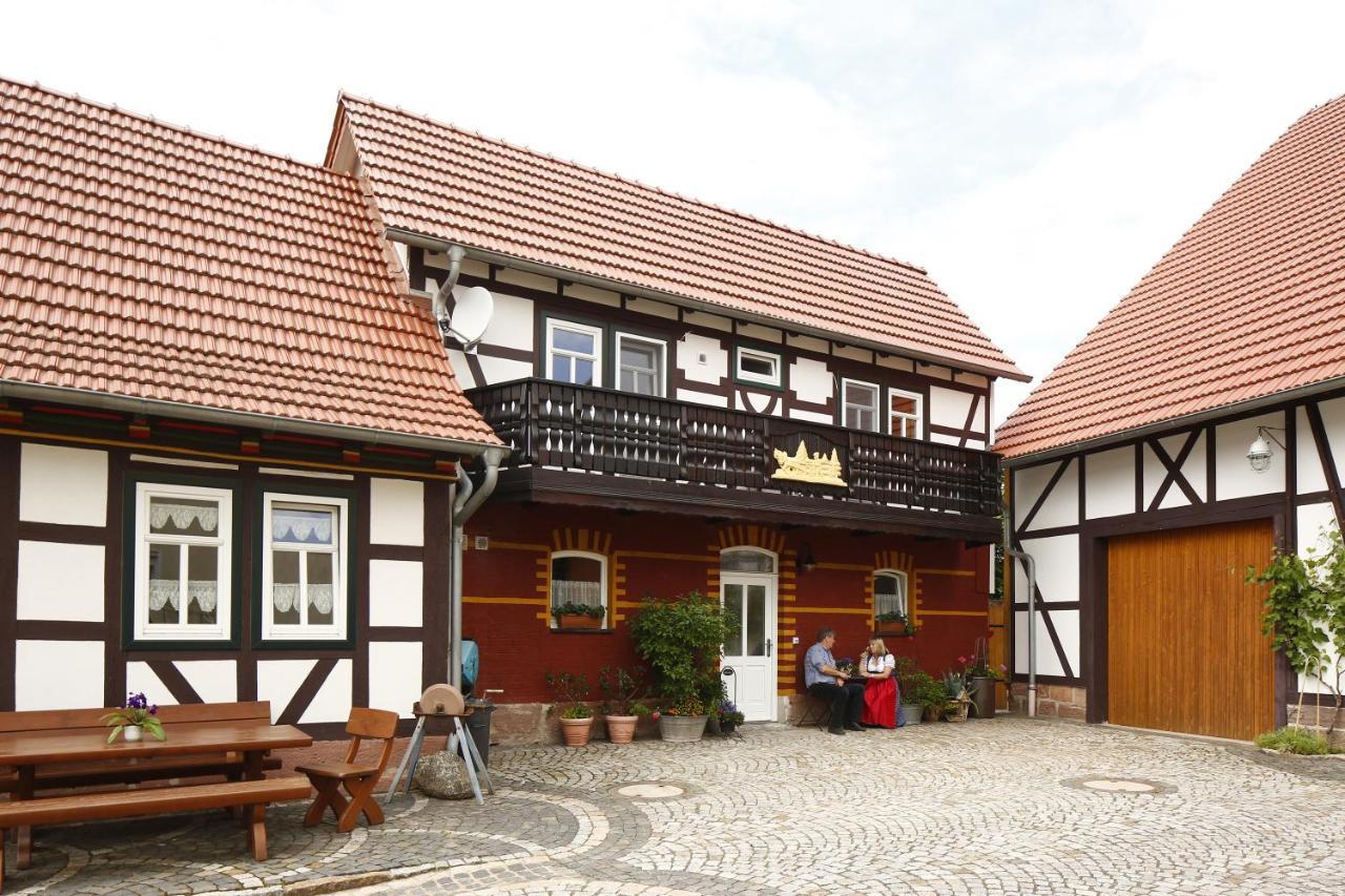 Landhotel Zur Gruenen Kutte Bernshausen Extérieur photo